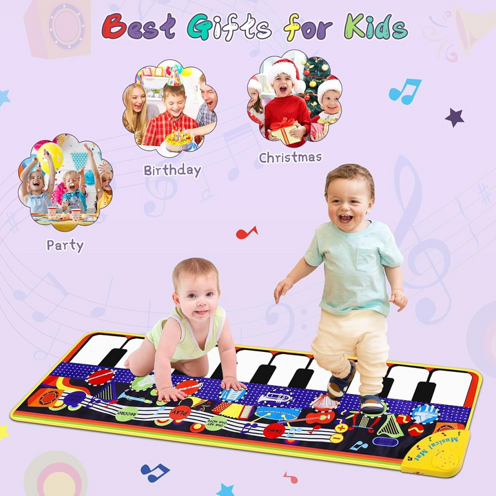 Giant Piano Play Mat Harp