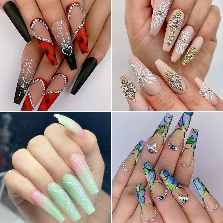 BNK Craft Coffin False Nail Set