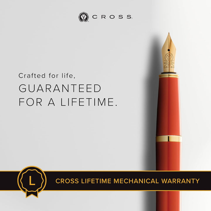 Cross Amber Medium Nib Fountain Pen