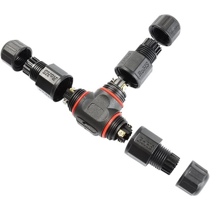 3 Way IP68 Waterproof Connector