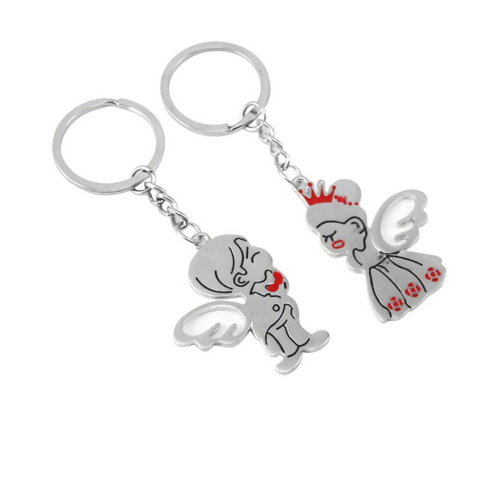 Angel Kiss Keyring Set