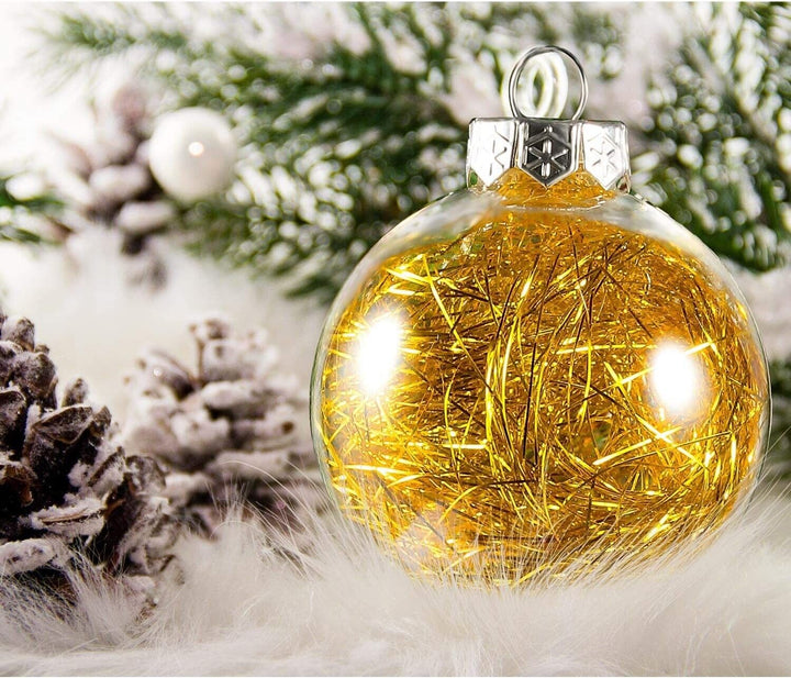 24 Christmas Tree Bauble & Star Decoration Set