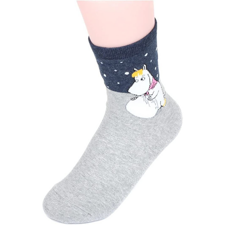 4 Pairs Moomin Cartoon Socks