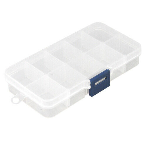 10 Compartment Plastic Craft Storage Box