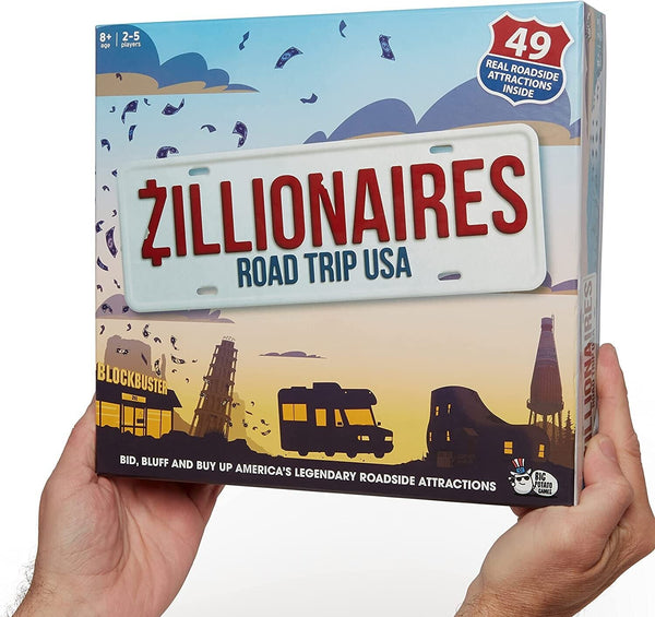 Zillionaires Road Trip USA Board Game