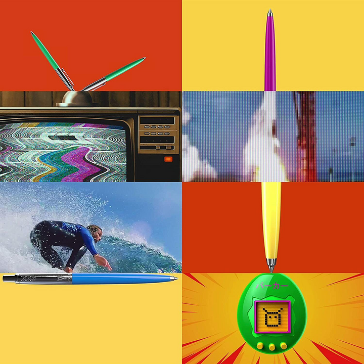 Parker Pen Blue Jotter Black Gel Pen