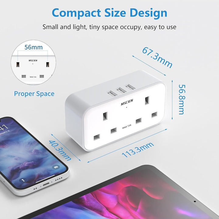 Mscien UK To AUS Plug Socket