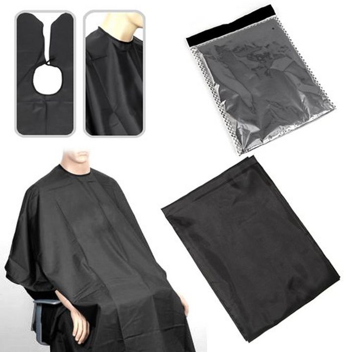 Black Barbers Salon Apron Hair Cutting Cape