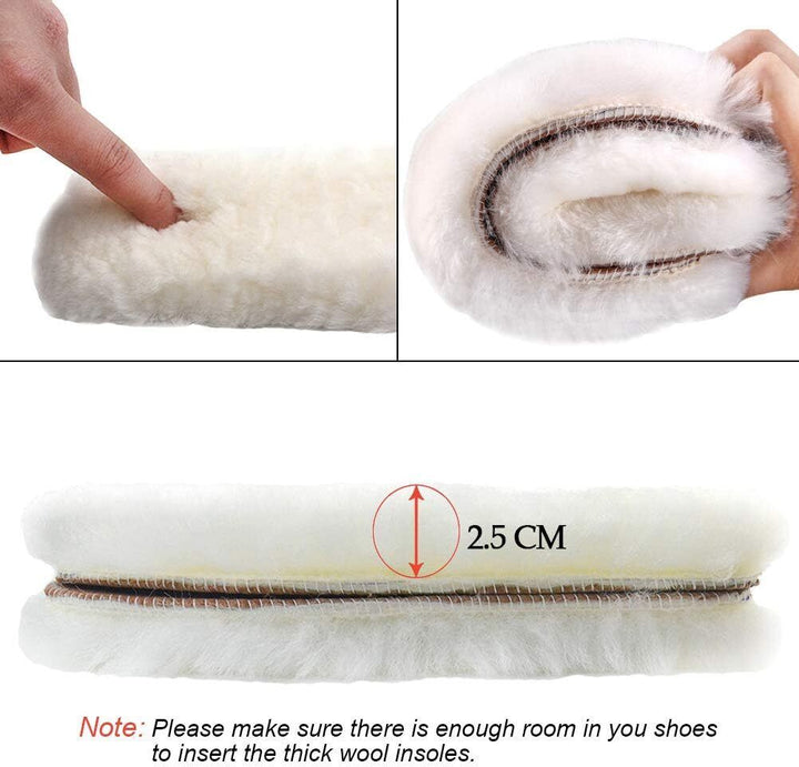 Genuine Sheepskin Shoe Insoles