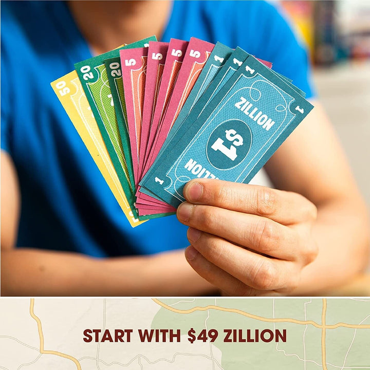 Zillionaires Road Trip USA Board Game