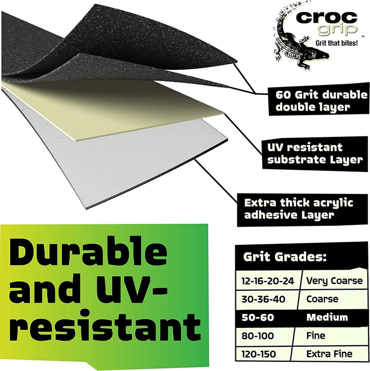 Croc Black XL Anti Slip Decking Strips