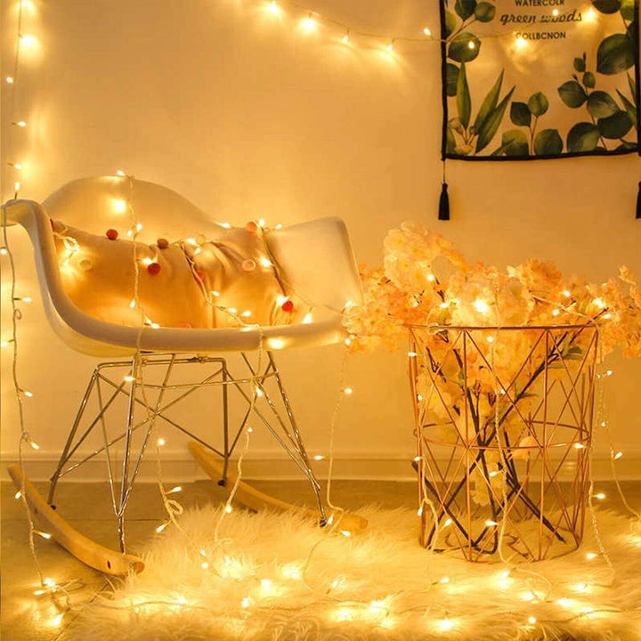 2 Waterproof 50 LED Battery Lights