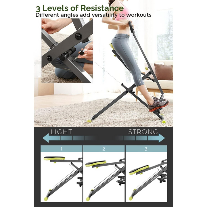 Upright Rower Exercise Machine