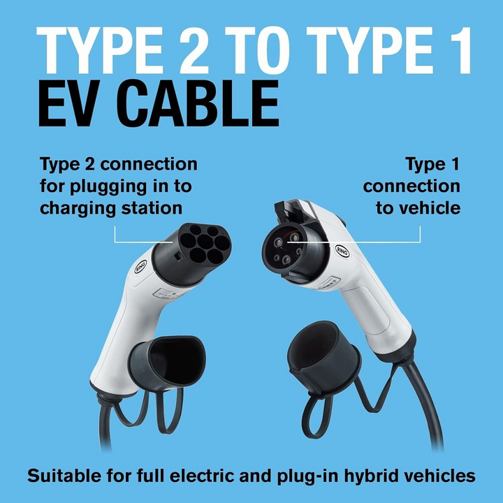 Ring EV Charging Cable Type 2 to Type 1