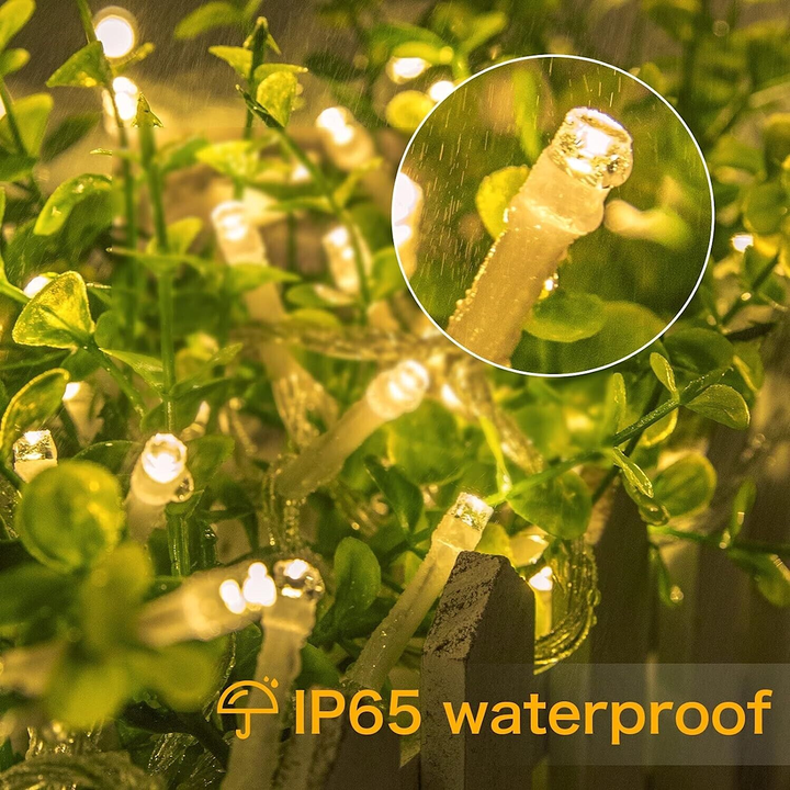 2 Waterproof 50 LED Battery Lights