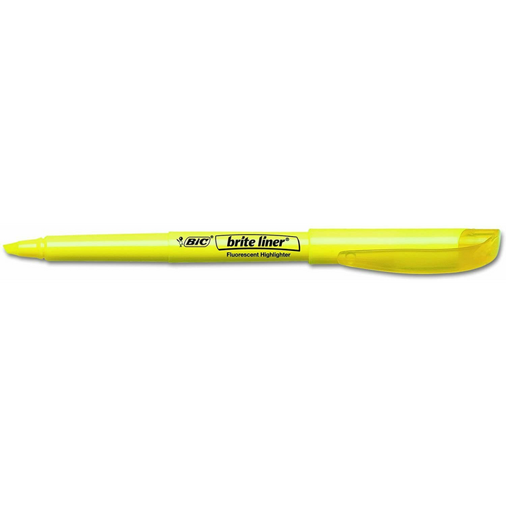 5 Bic Brite Liner Highlighter Pens