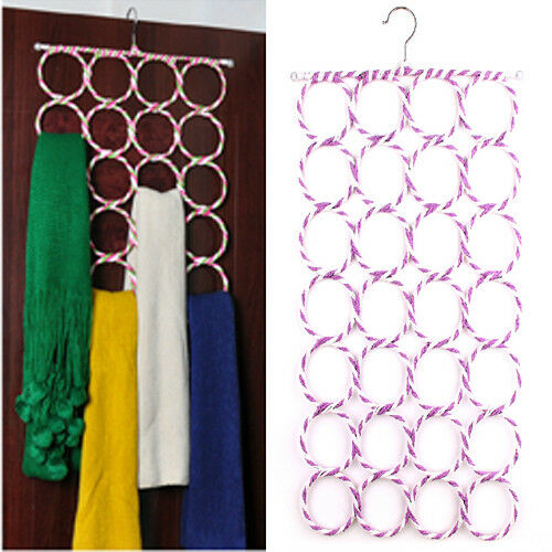 28 Hole Metal Scarf Holder
