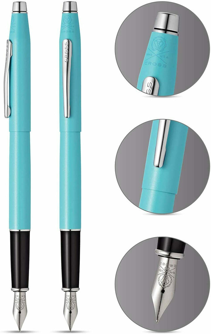 Cross Classic Blue Medium Fountain Pen