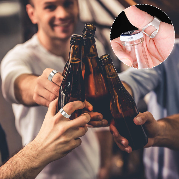 Stainless Steel Beer Bottle Ring Opener