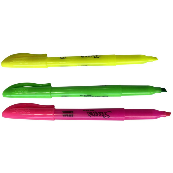 3 Sharpie Accent Pocket Highlighters
