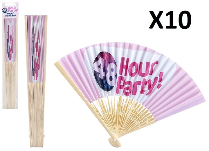 48 Hour Party Chinese Folding Hand Fan