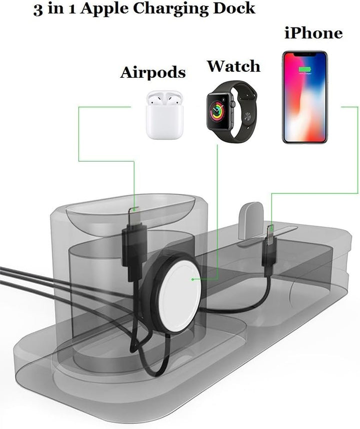 Silicone 3 in 1 Charging Stand