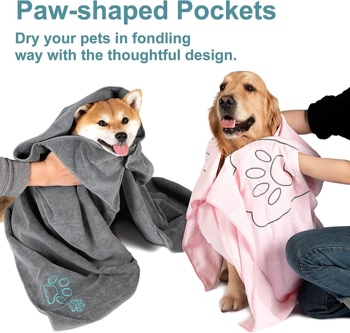 Brown Pet Microfiber Towel