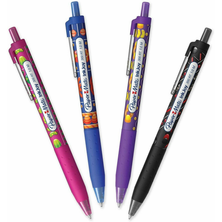 4 Papermate Candy Pop 1.0mm Pens