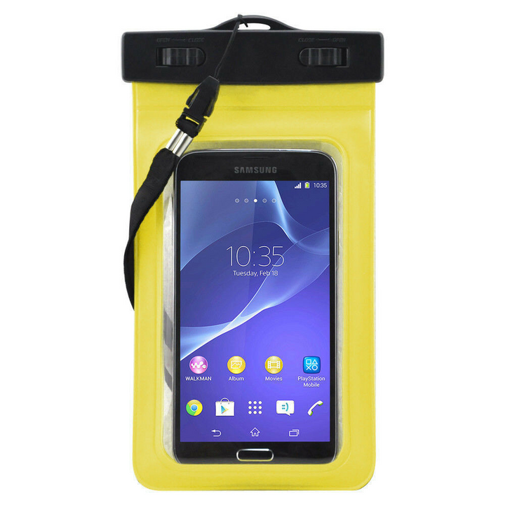 Yellow Waterproof Protective Case