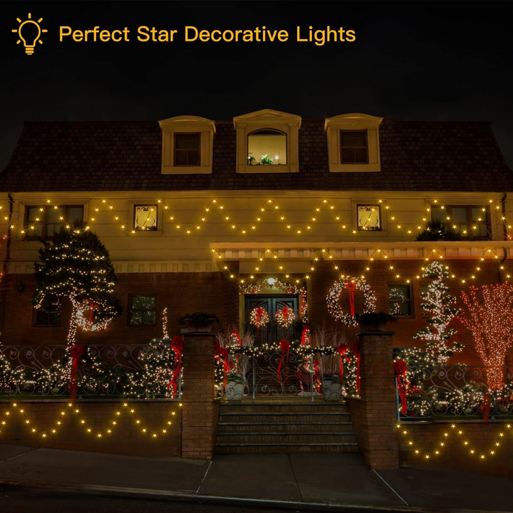 USB String Star LED Xmas Lights