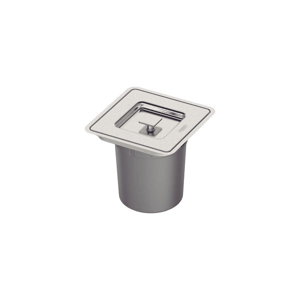 Tramontina 5L Square Kitchen Worktop Inset Bin