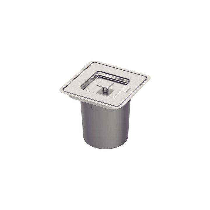 Tramontina 5L Square Kitchen Worktop Inset Bin