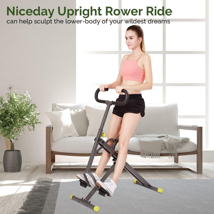 Upright Rower Exercise Machine