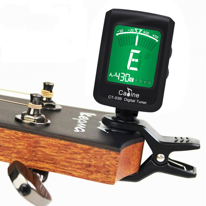 LED Clip-on Electronic Digital Guitar Tuner