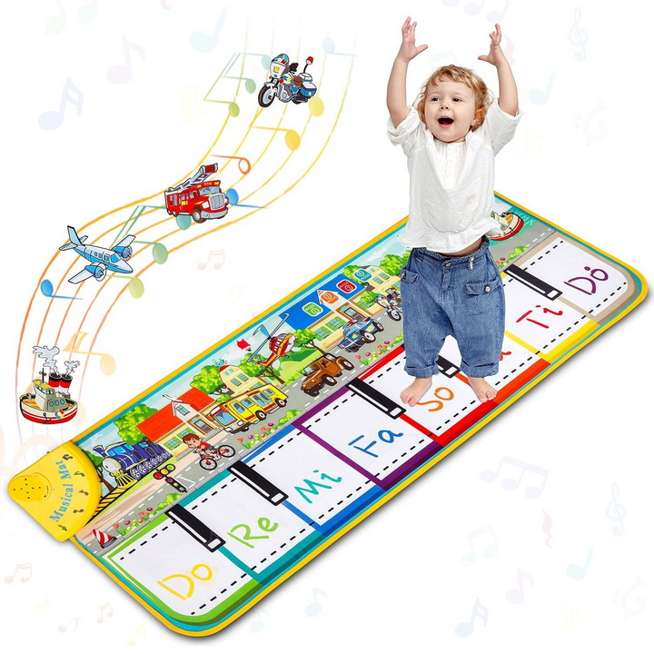 Giant Piano Play Mat Writing