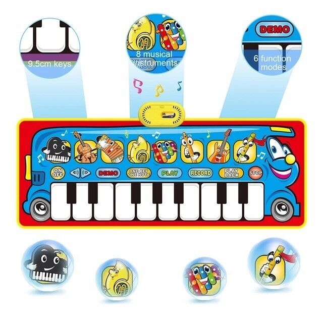 Kids Piano Play Mat