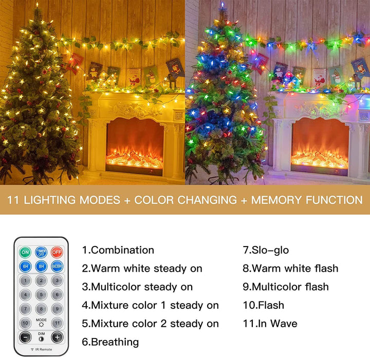 USB String Star LED Xmas Lights