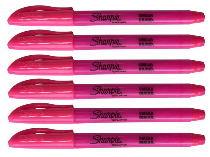 6 Sharpie Accent Pocket Highlighters