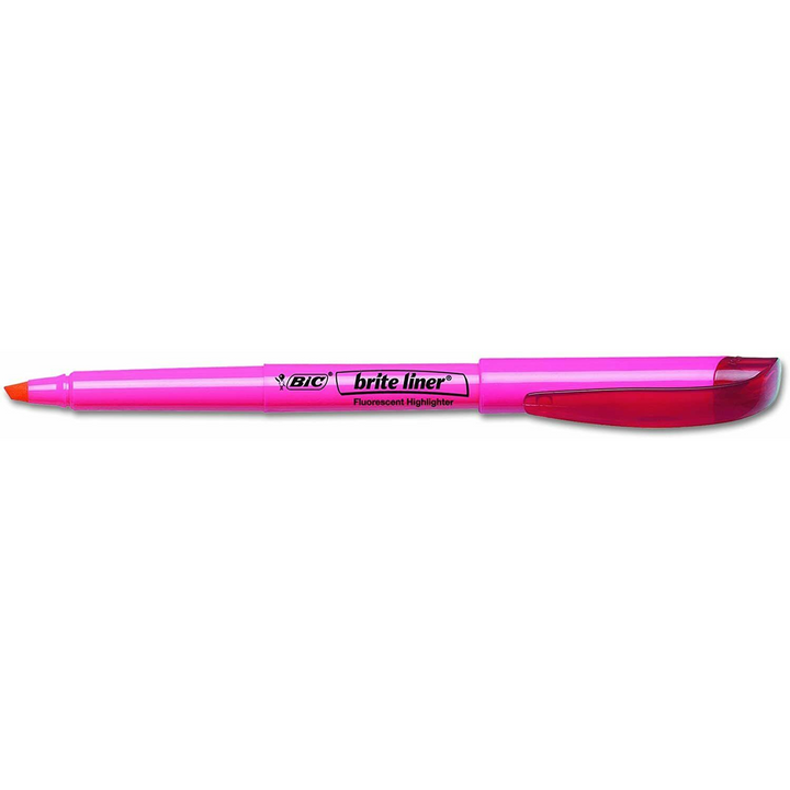 5 Bic Brite Liner Highlighter Pens