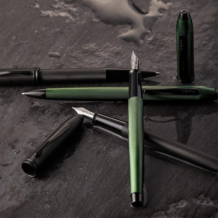 Cross Townsend Matte Green Rollerball Pen