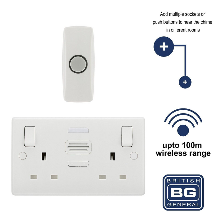 BG Electrical Door Bell & Socket