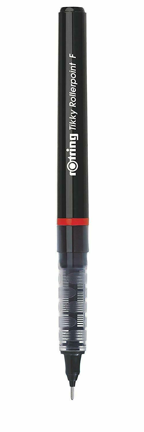 Black Tikky Rollerpoint Pen