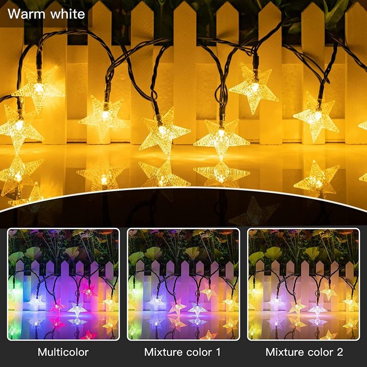 USB String Star LED Xmas Lights