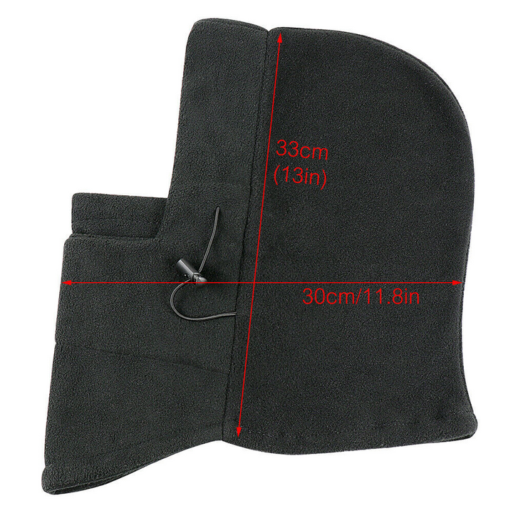 Black Thermal Hooded Balaclava