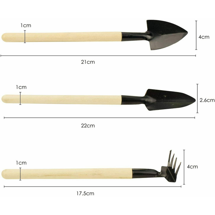 3 Piece Mini Gardening Tool Set