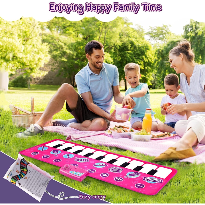 Giant Pink Piano Play Mat
