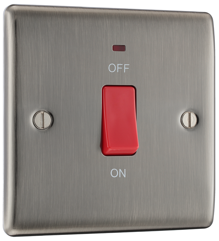 BG Nexus Brushed Iridium Cooker Switch