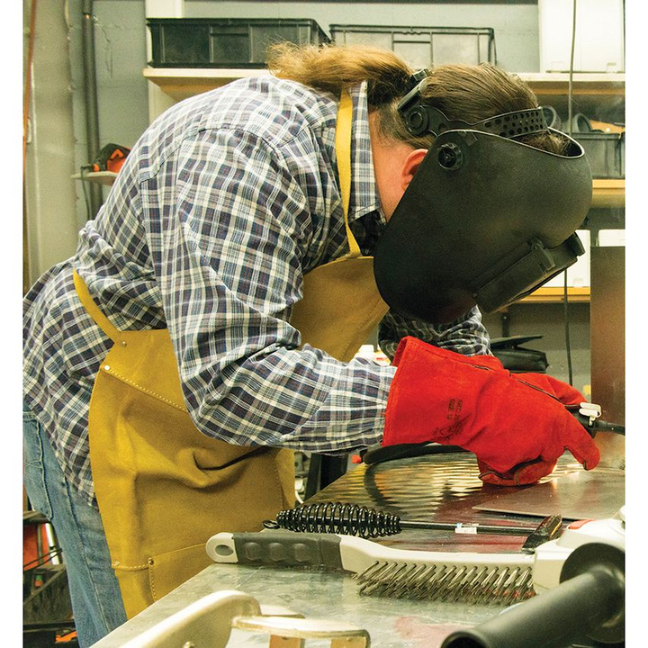 Silverline Heavy Duty Leather Workwear Apron