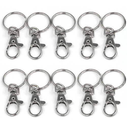 10 Small Metal Lobster Clasps