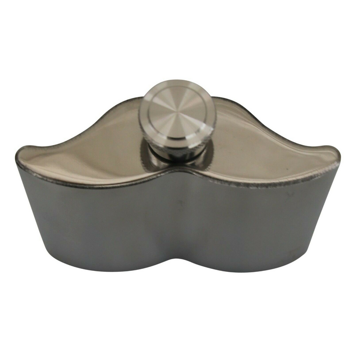 Moustache Shape Hip Flask